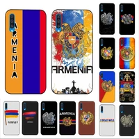 yndfcnb armenia albania russia flag emblem phone case for samsung a30s 51 5 71 70 40 10 20 s 31 a7 a8 2018