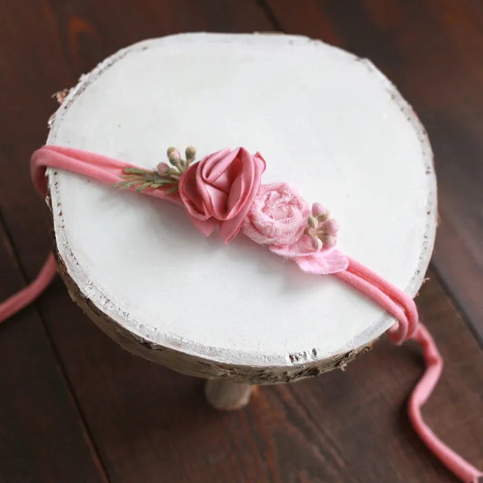 Новорожденные фотографии реквизит Детские резинки для волос Искусственный