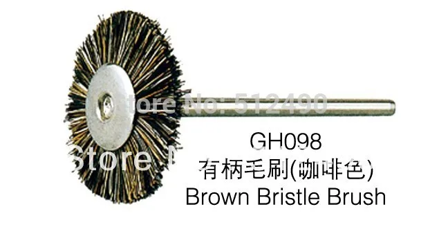 Кисть из коричневой щетины GH098 100 шт./лот для полировки ювелирных изделий |