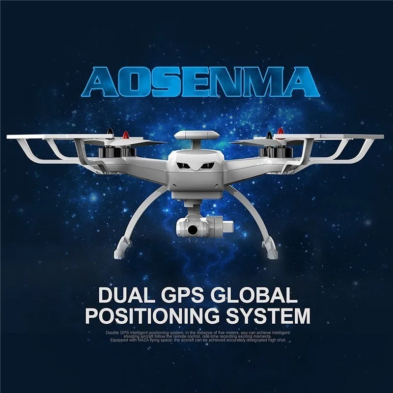 Оригинальный Aosenma Cg035 двойной Gps оптическое позиционирование Wifi Fpv 6 осей 1080p Hd