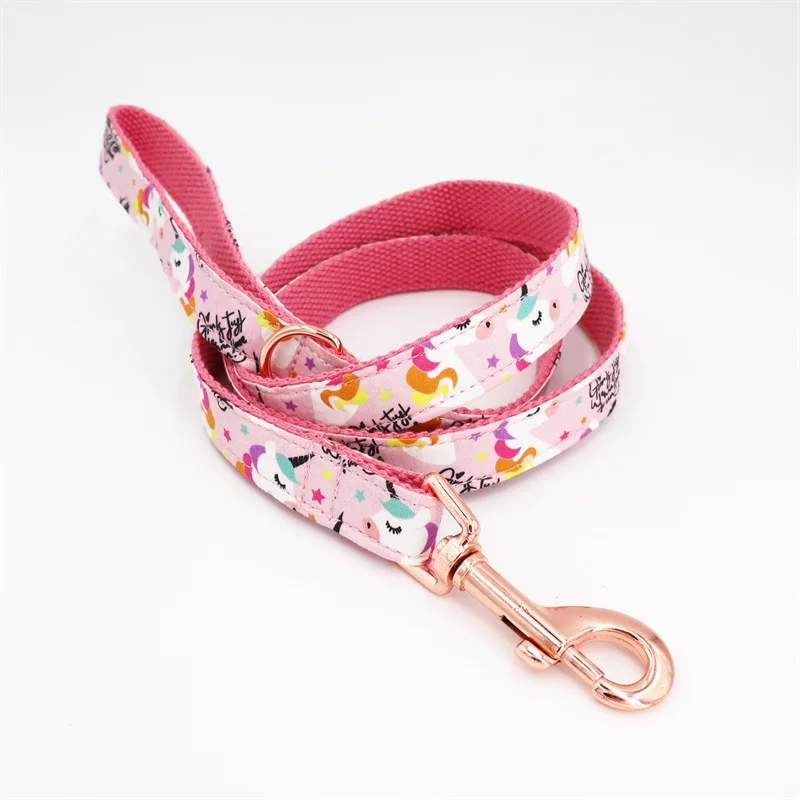 leash Розовый ошейник для девочки, галстук-бабочка с металлической пряжкой, большие и маленькие собаки и кошки, аксессуары для ошейника питомца - Цвет: leash