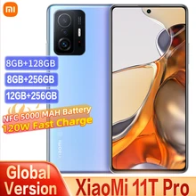 Global Version Xiaomi 11T Pro 128GB/256GB 5G Smartphone Snapdragon 888 108MP Camera 120W Super Fast Charge 120HZ AMOLED Screen