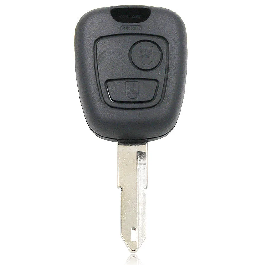 Транспондер дистанционного ключа Fob 2 кнопки 433 МГц с чипом ID46 + Uncut Blade для Peugeot