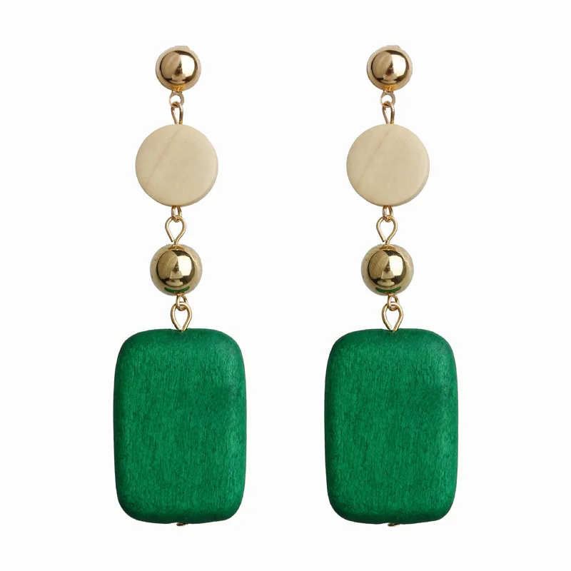 Хорошее качество горячая Распродажа зеленые ювелирные изделия деревянные