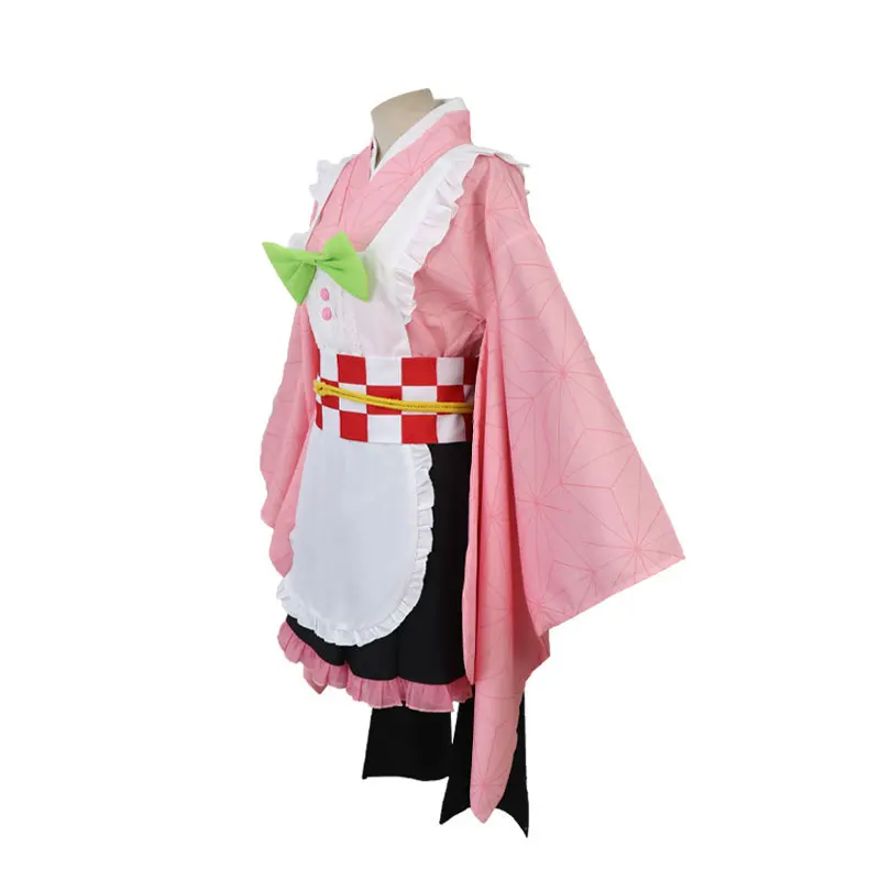 

Demon Slayer Blade Kitchen Door Nidouzi Anime Costume Cosplay Maid Lori Women's Clothing