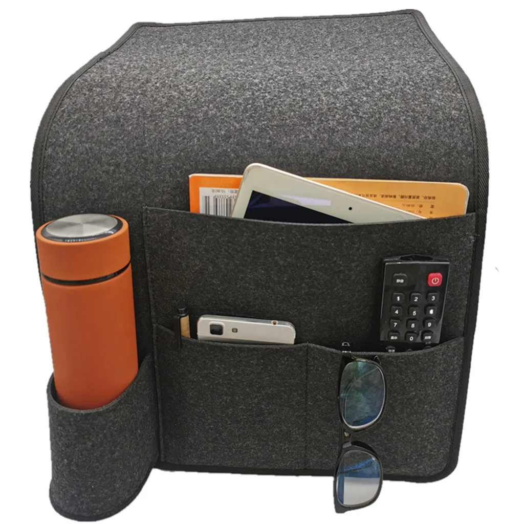 Войлочная прикроватная сумка для хранения настольная кровати диван пульт