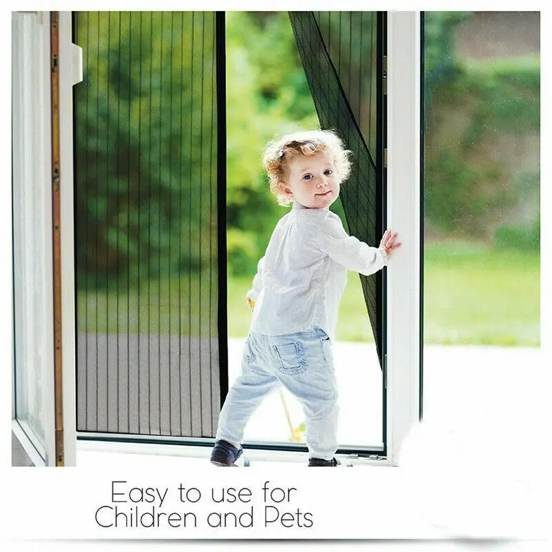 Сетка от насекомых на дверь магнитная сетка комаров мух-насекомых | Дом и сад