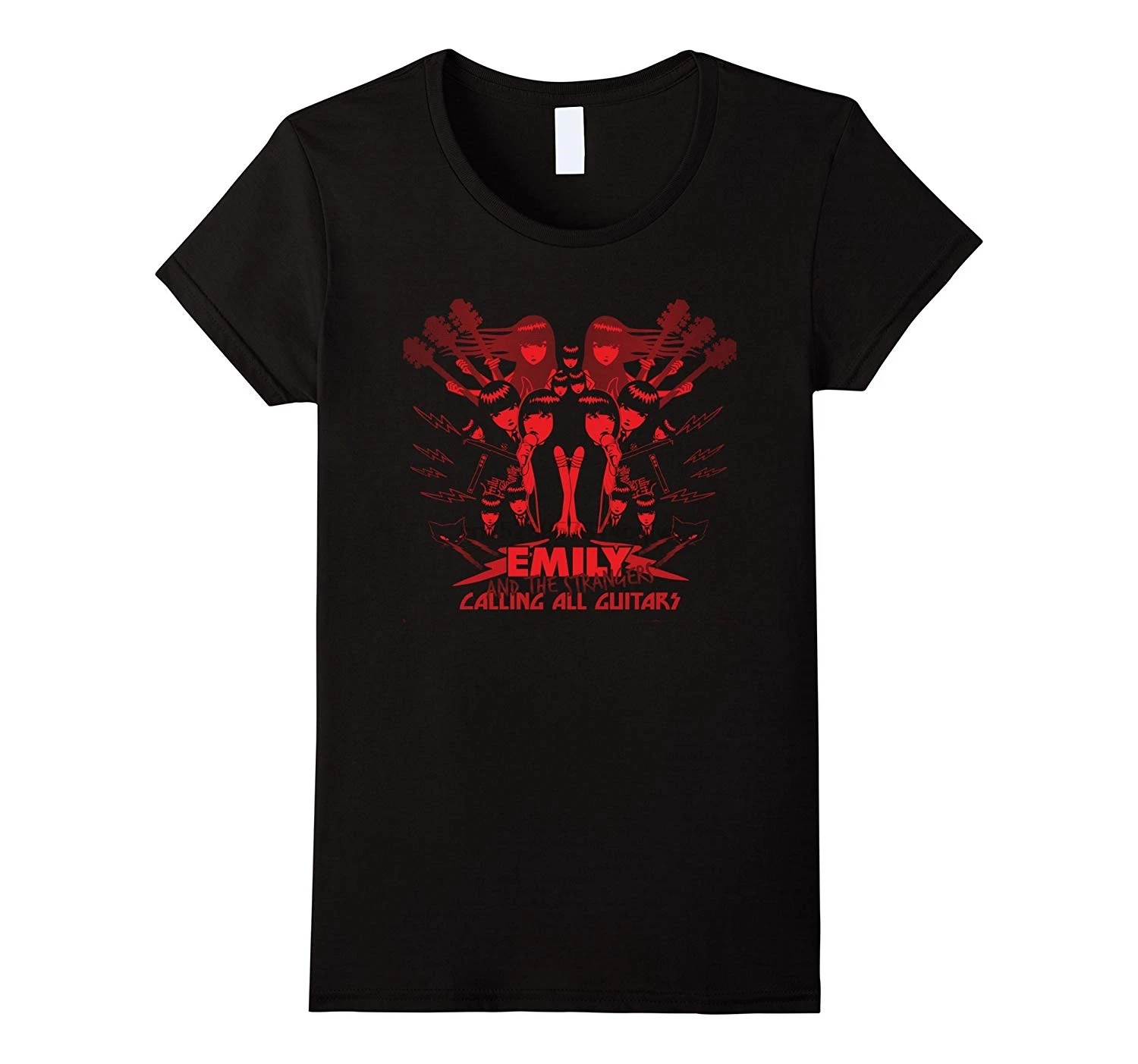 Мужская футболка Emily The stranna call All Guitar t-shirt-RT женские и мужские футболки | одежда