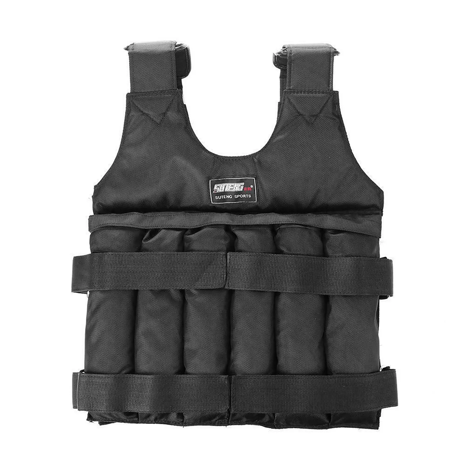 

50 Kg Men Women Workout Adjustable Weight Vest Weighted Training Exercise Sports Boxing Fitness Outdoor (weights Not Included)