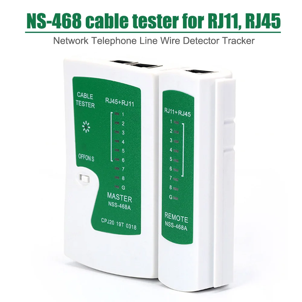 

RJ45 Network Cable Tester Cat5 Cat6 UTP LAN Cable Tester Networking Wire Telephone Line Detector Tracker Tool