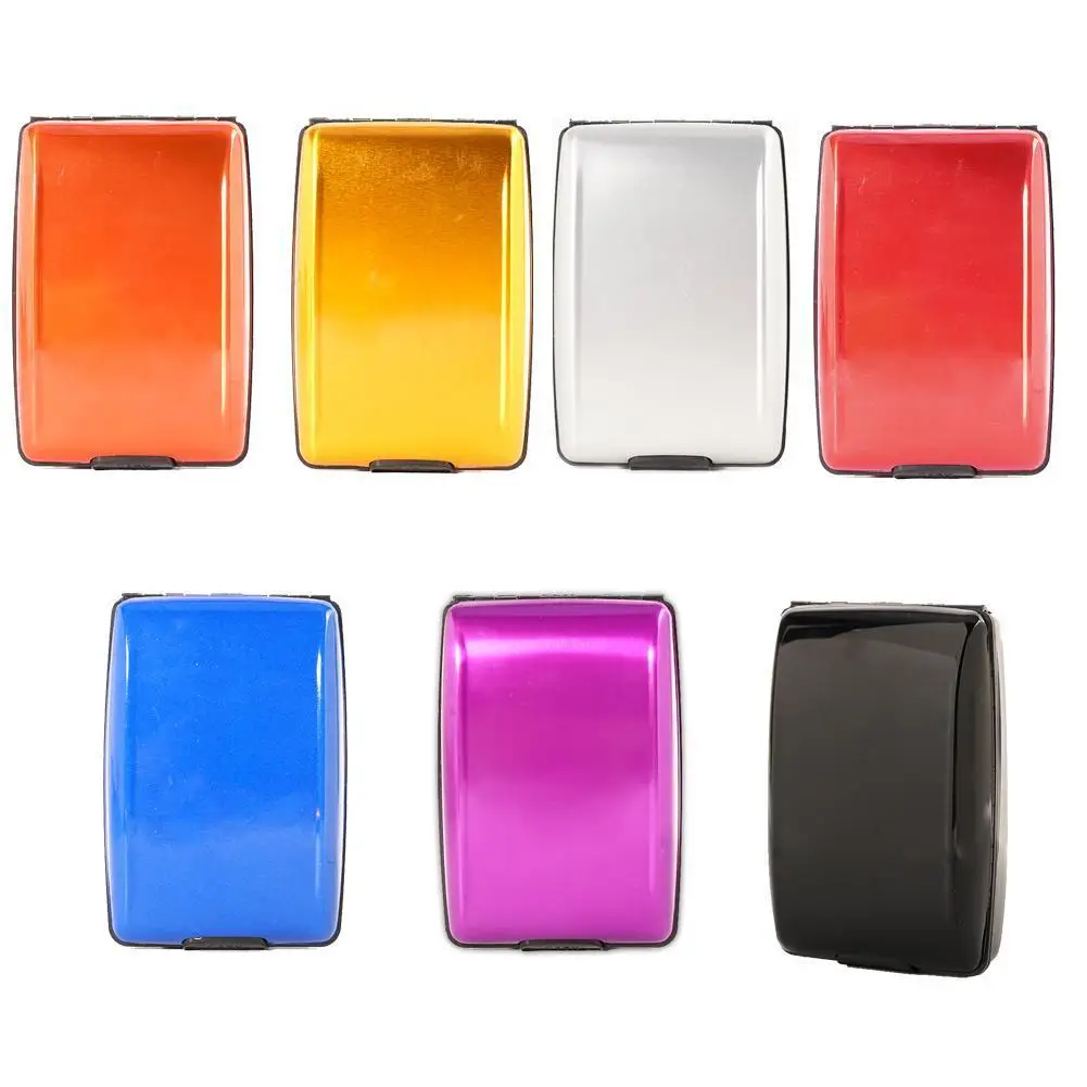 Алюминиевый бумажник с блокировкой банковских карт Жесткий Чехол для кредитных