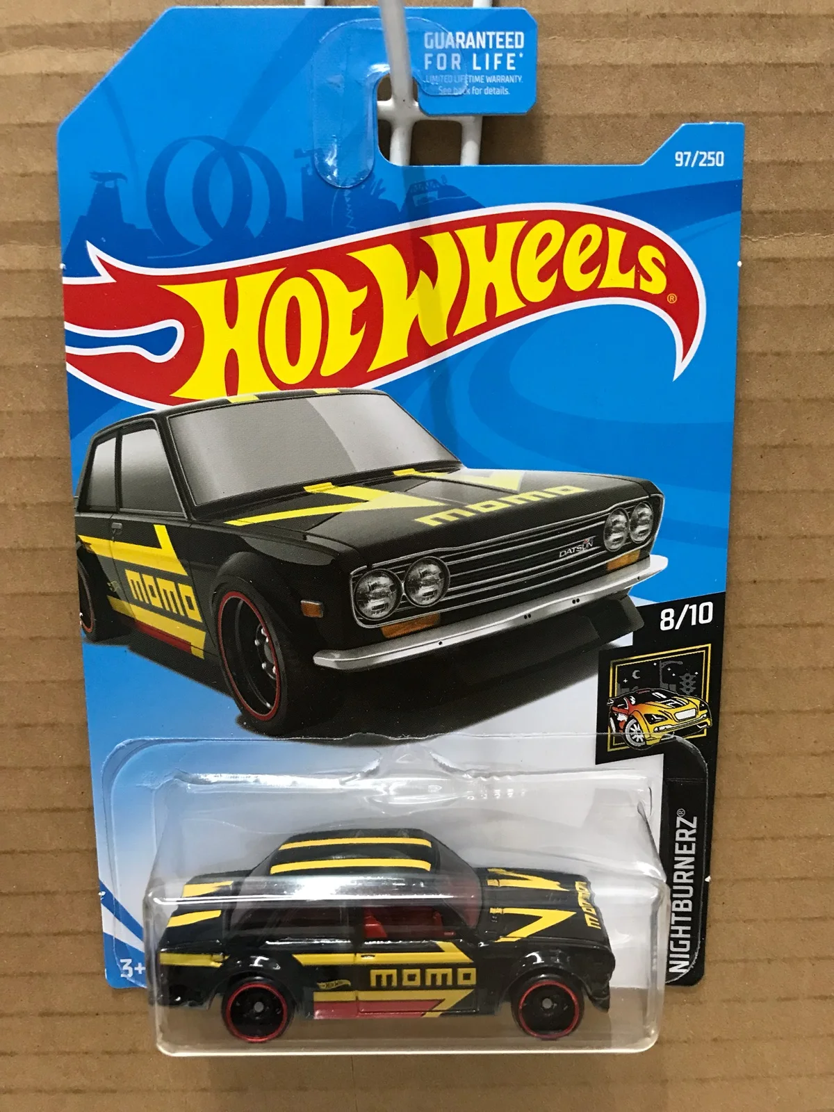 

Hotwheels cars 1/64 71 Datsun 510 MOMO kmart 97/250 NIGHTBURNERZ Collector Edition Metal Diecast Model Cars