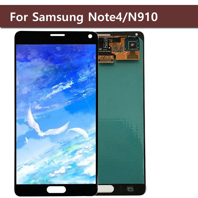 Tested Display High Quality LCD For Samsung Galaxy Note 4 Note4 N910 N910A N910F N910H Touch Screen Digitizer Assembly | Мобильные