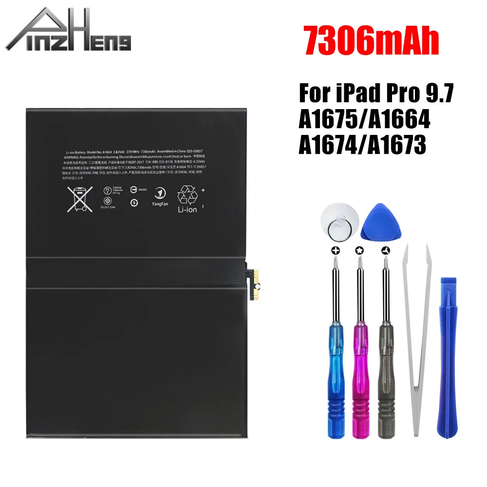 Аккумулятор для планшета PINZHENG 7306 мАч Apple iPad Pro 9 7 дюйма сменный аккумулятор A1673 A1674