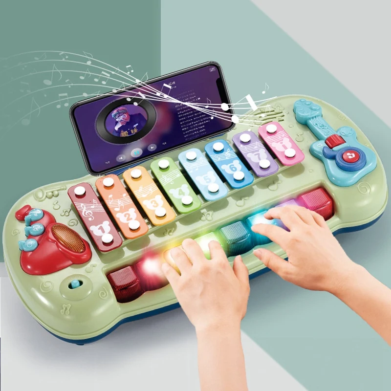 

Musical Instruments Toys Kids Electronic Piano Keyboard Xylophone Toys Set Learning Educational Toys for Baby & Toddler