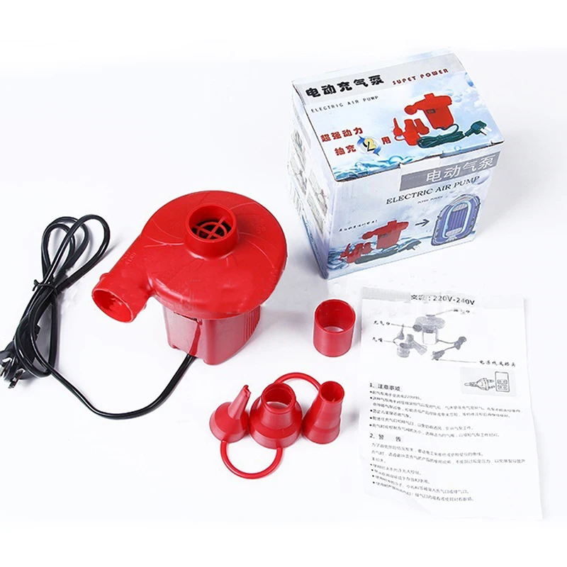 

Rechargeable Electric Air Pump AC 12V Portable Li Battery Pump Air Boat Inflator