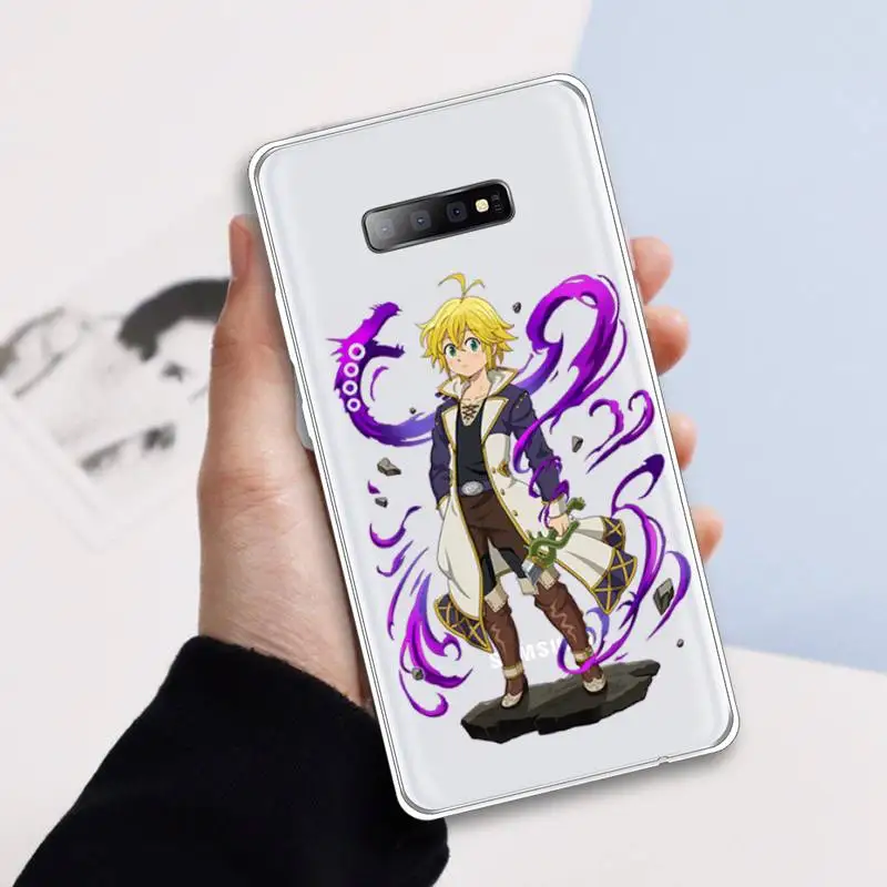 

anime seven deadly sins Phone Case Transparent For Samsung Galaxy A71 A21s S8 S9 S10 plus note 20 ultra