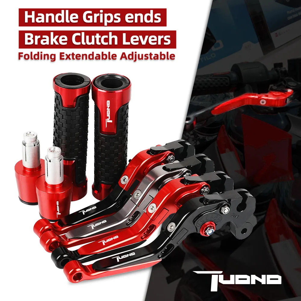 

Motorcycle Aluminum Brake Clutch Levers Handlebar Hand Grips ends For APRILIA DORSODURO 750 2007 2008 2009 2010 2011 2012-2016