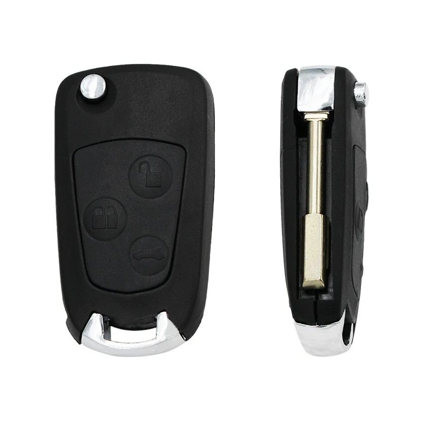 Складной чехол книжка с 3 кнопками для пульта дистанционного управления Ford Focus