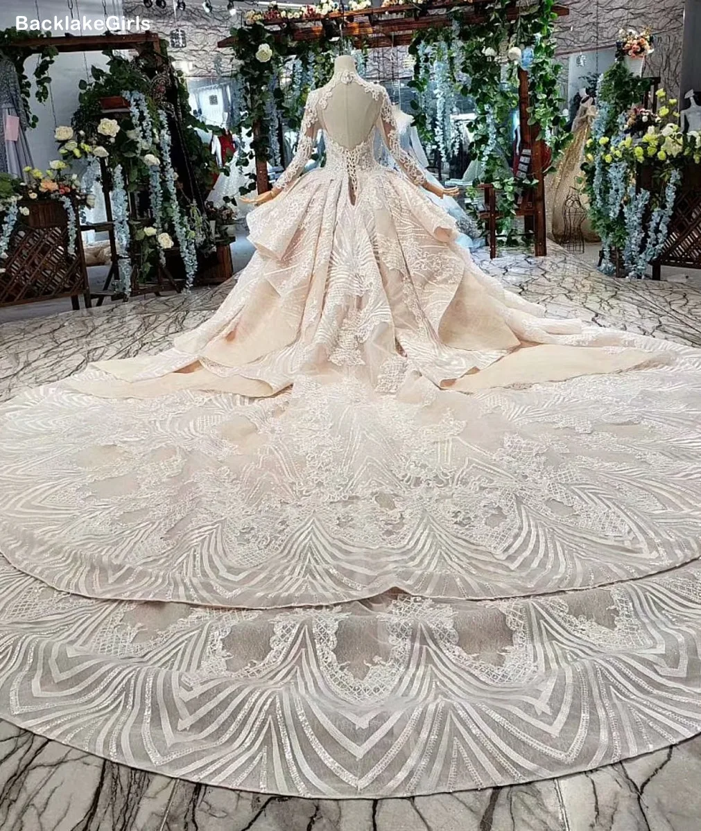 Сексуальное кружевное свадебное платье Бохо С v образным вырезом и открытой