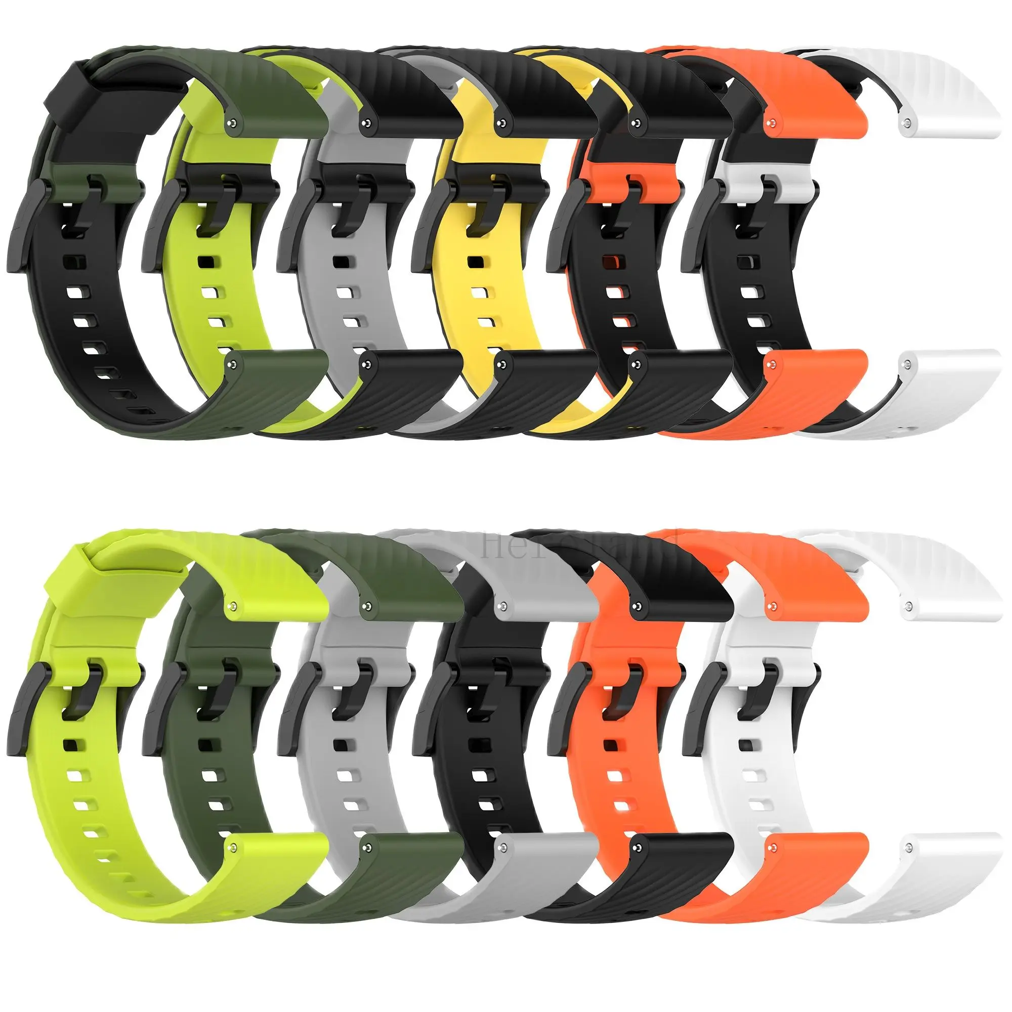 24 мм силиконовый ремешок для наручных часов браслет Suunto 9 / suunto 7 suunto9 baro D5 spartan