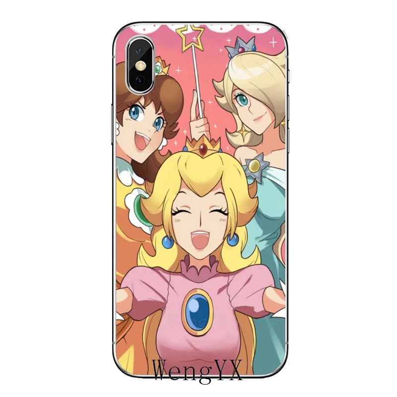 Аксессуары в стиле принцессы персик чехол для телефона iPhone 11 Pro XS Max XR X 8 7 6 6S Plus 5