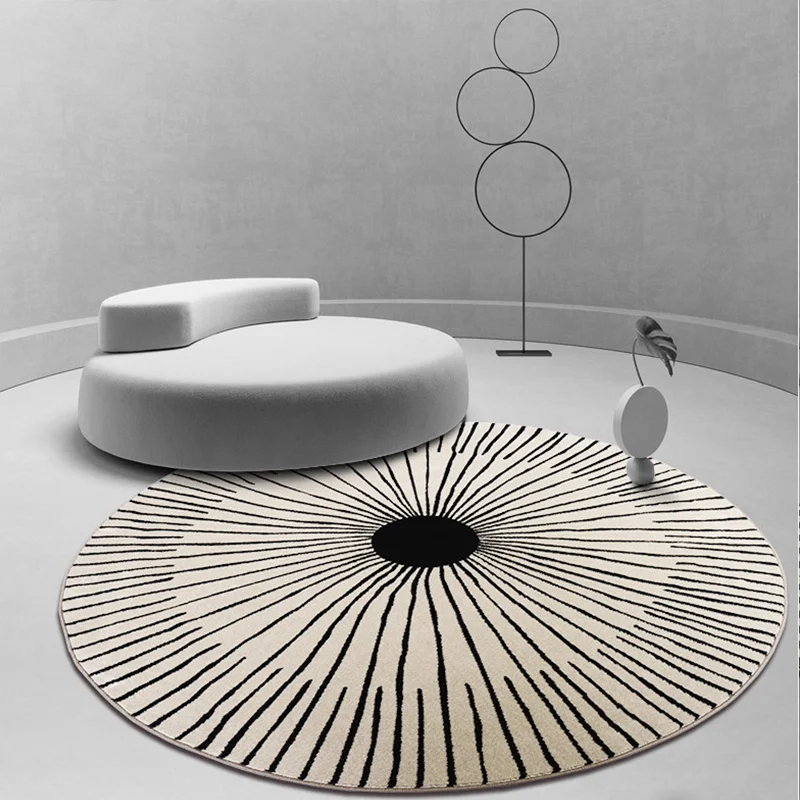 

Modern Minimalist Round Carpet Nordic Bedroom Living Room Carpet Rug Bedside Rug Floor Mat Living Room Carpet Home Decor