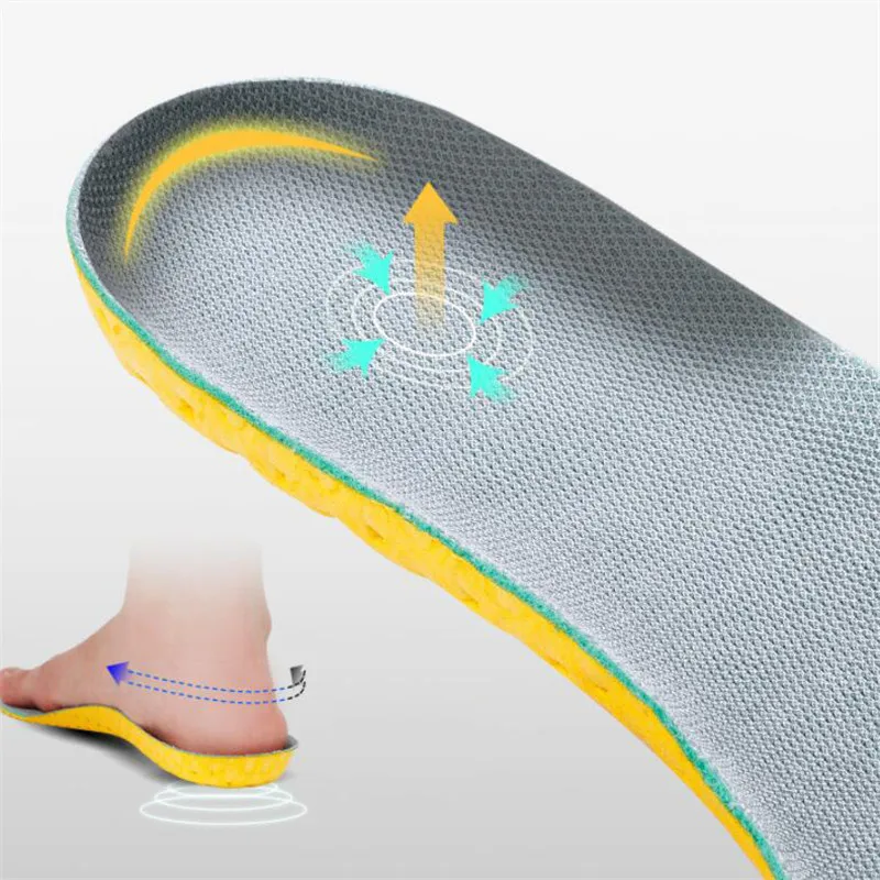 

Elastic Shock Absorbing Shoe Insoles Breathable Honeycomb Sneaker Inserts Sports Memory Foam Shoe Insole Unisex