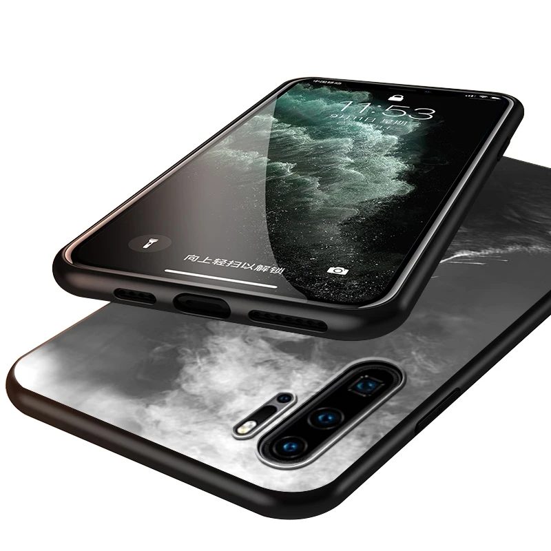 

Husky Bulldog Wolf Silicone Phone Case for Huawei P30 P20 P40 Lite E Pro P Smart Z Plus 2019 P10 P9 Lite Black Cover