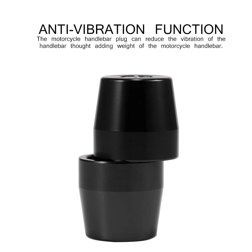 

7/8" 22mm Motorcycle Handlebar Grip Handle Bar End Plug Anti Vibration Counterweight Plug Slider for Kawasaki DIY Accessories