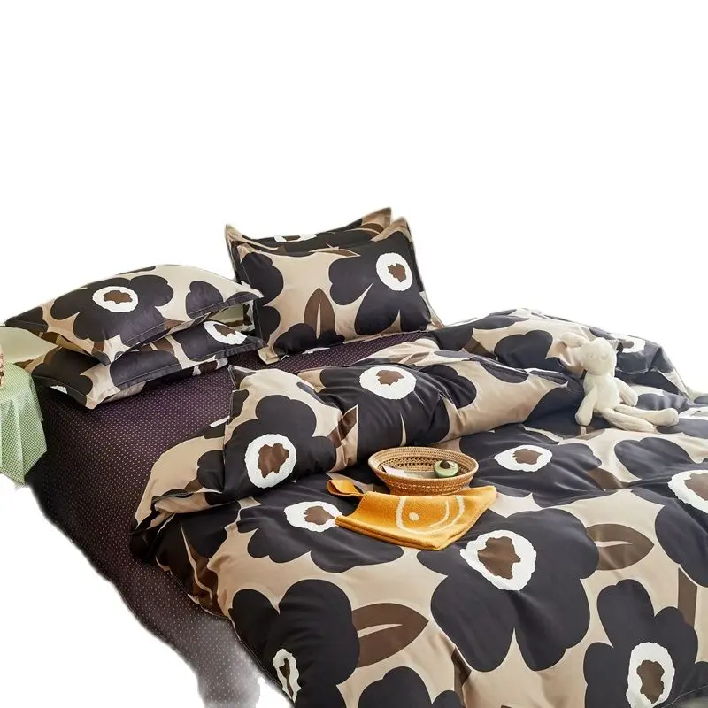 Осенний серый комплект постельного белья домашнее пуховое одеяло бухта 3 или 4