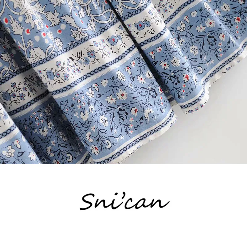 Faldas largas шикарная модная женская пляжная богемная юбка с цветочным принтом