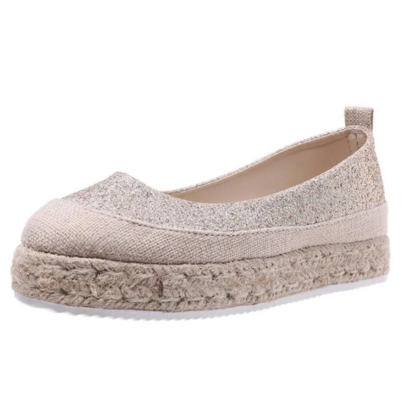 

New bottom large size women's shoes color matching casual retro womens platform sneakers fashion breathable women loafers sports