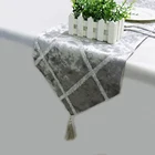 1 шт., фланелевая скатерть с блестками и кисточками