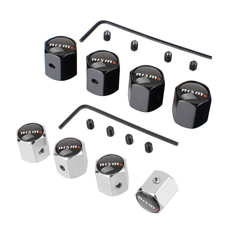 Автомобильный Стайлинг Авто Наклейка колес крышки стержня вентиля шины для Nismo