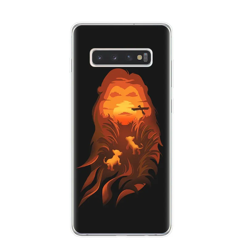 T3580 Роскошный чехол для телефона Lion King nala simba timon для samsung Galaxy S10 S9 S8 Plus S6 S7 Edge S10E Lite 5G Мягкий ТПУ чехол Капа Etui - Цвет: T3580