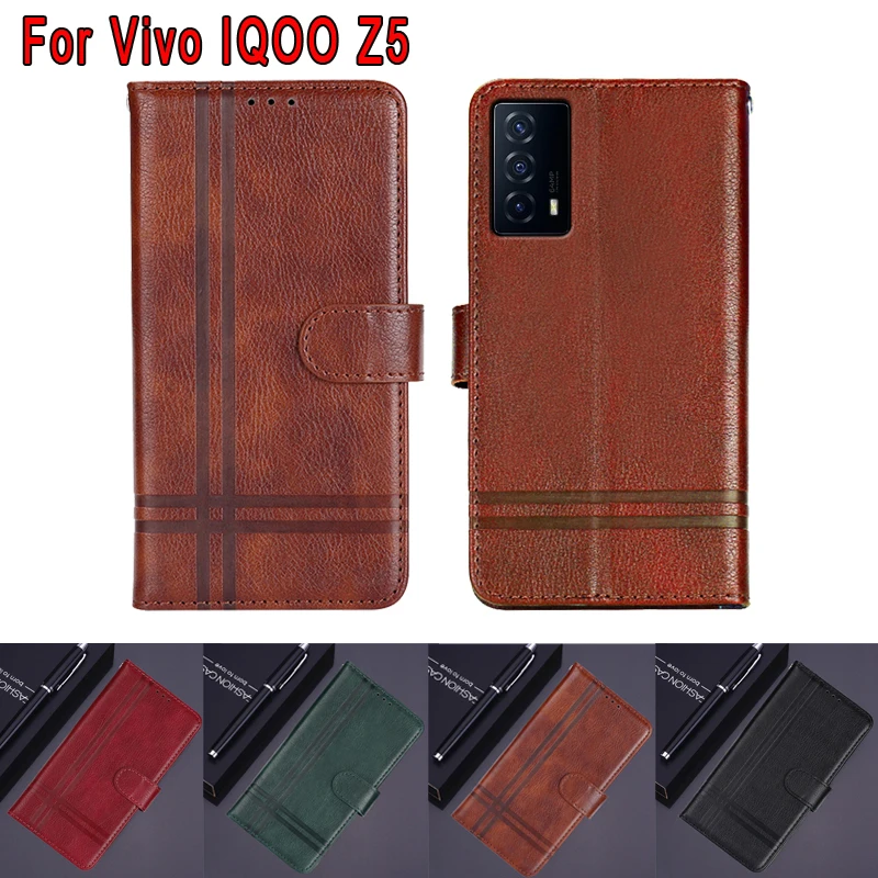 

Чехол IQOOZ5 для телефона Vivo IQOO Z5, кожаный чехол-книжка с подставкой и магнитной застежкой для Vivo V2148A