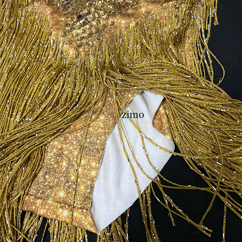 Цвета: золотистый серебристый Синие Блестящие Стразы боди с кисточками женская