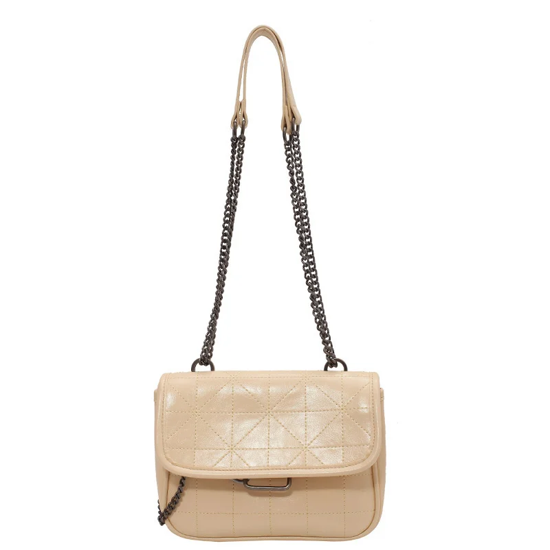 

Crossbody Bags Fashion For Wome Latest style PU Leather Shoulder Western chain bag High quality Popular Messenger