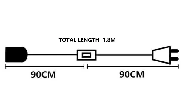

SAVE Plug-and-play E27 holder for E27 socket E27 base bulb led light lamp,switch to control E27 Power Cord Europe Russia Plug