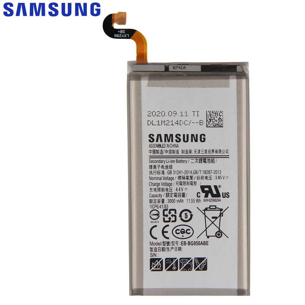 Оригинальная Аккумуляторная батарея для SAMSUNG GALAXY S8 телефон G950F G9500 G950U мечта 3000