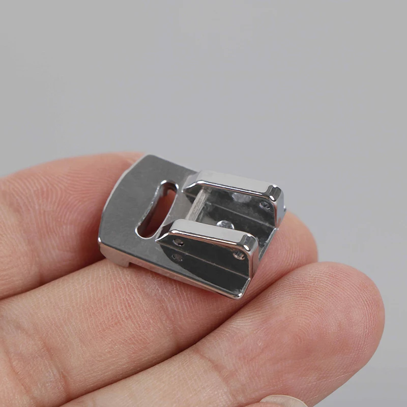 

1PC Rolled Hem Curling Sewing Presser Foot For Sewing Machine Singer Janome Sliver Tone New