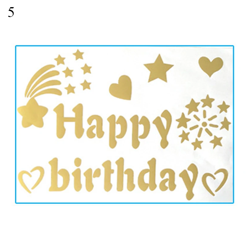 Креативная прозрачная наклейка с надписью и воздушным шаром Настенная Наклейка