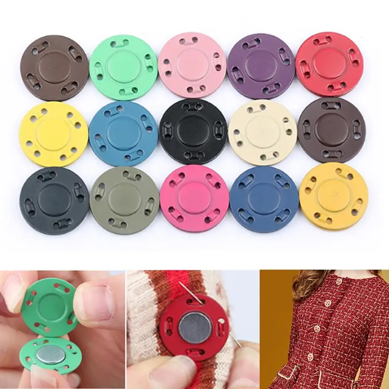 5 пар невидимые металлические пуговицы для одежды | Дом и сад