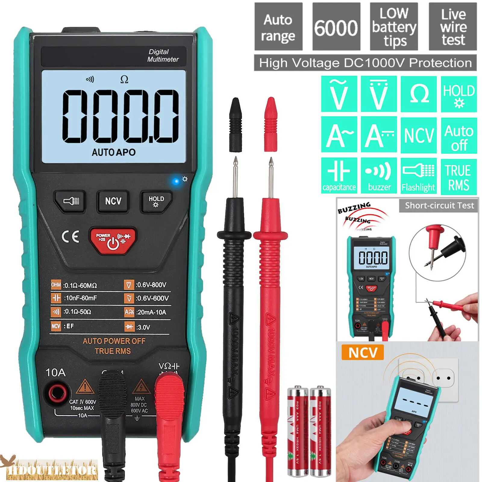 Цифровой мультиметр WinAPEX ET8103 профессиональный цифровой мультиметр-транзистор |