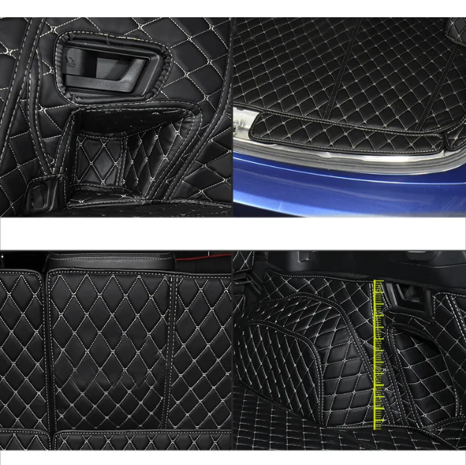 

3D Leather Car Trunk Mat Cargo Liner for Subaru Outback 2015 2016 2017 2018 2019 2020 Rug Carpet Interior Accessories