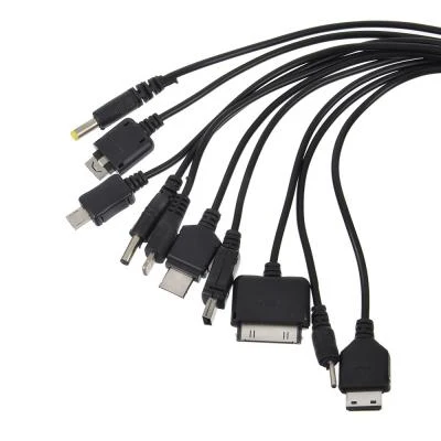 Устройство зарядное NEW GALAXY USB 10 в 1 12/24В/сетевое 220В 1А 17x11см пластик|Кабели адаптеры
