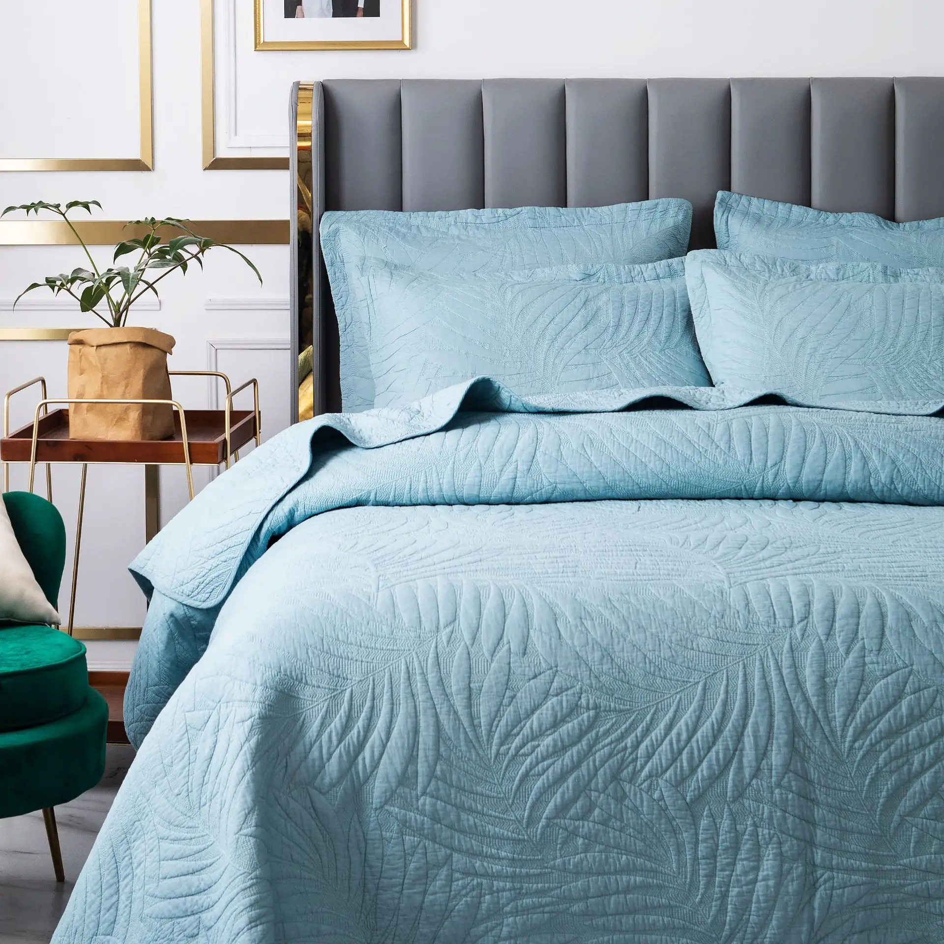 Комплект постельного белья King Size DM, платформа, горячая распродажа, 3 предмета, стирка, наволочка с вышивкой, летнее прохладное одеяло, полное стеганое одеяло.