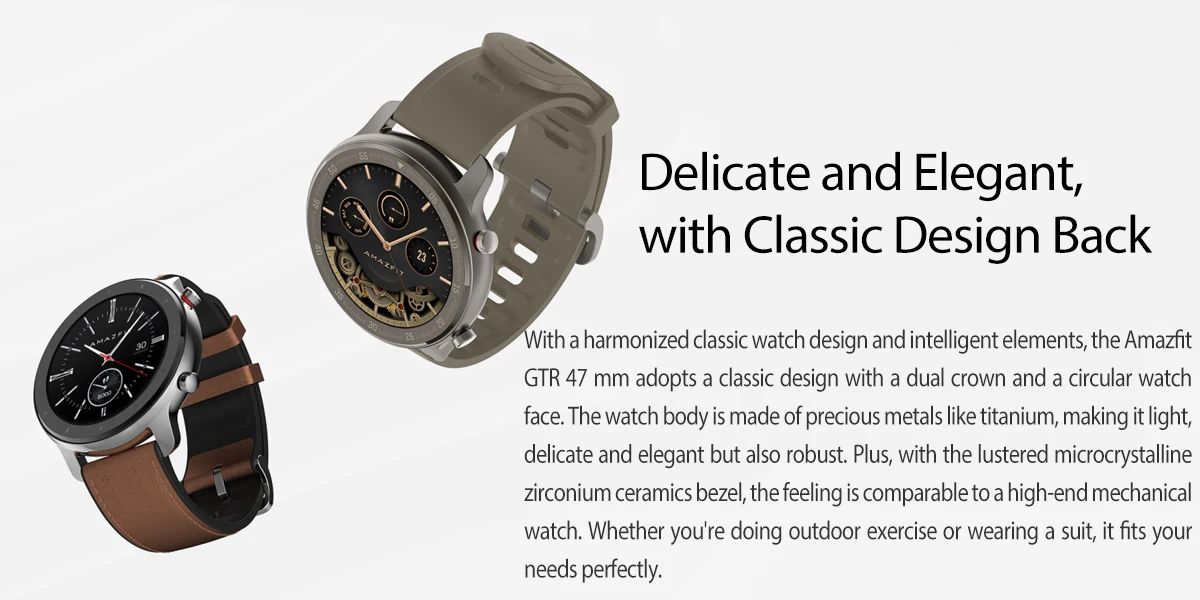 Глобальная версия Amazfit GTR, 47 мм, Huami, gps, умные часы, мужские, 5 АТМ, водонепроницаемые, умные часы, 24 дня, батарея, AMOLED экран, музыкальный контроль