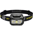Перезаряжаемый налобный фонарь NITECORE NU35 с USB, Белый светодиодный ОД + индекс цветопередачи + красный 5 + светодиод s, встроенный аккумулятор, 3x AAA светильник 10 режимов на выходе, 2022